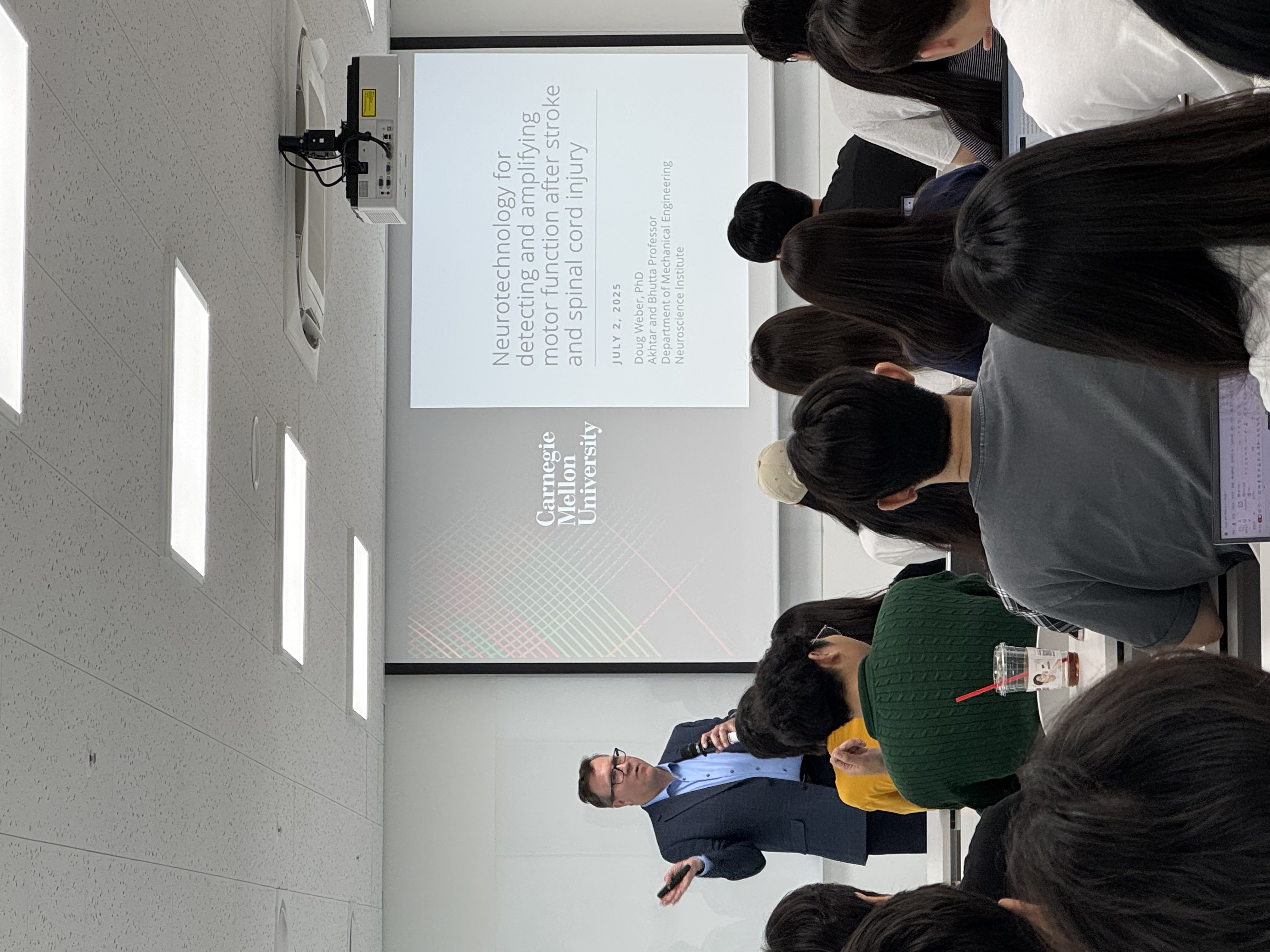 Guest Lecture by Prof. Douglas Weber, Carnegie Mellon University